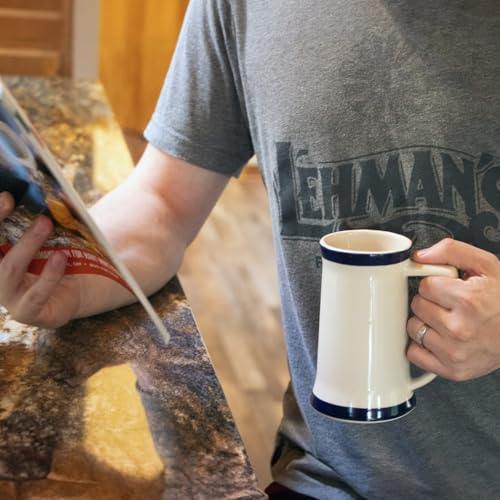 Taza artesanal de gres Ohio Stoneware con asas largas miniatura 3