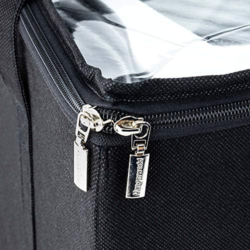 HANGERWORLD Coat Hanger Storage Box With Two Carry Handles Foldable Spacesaving