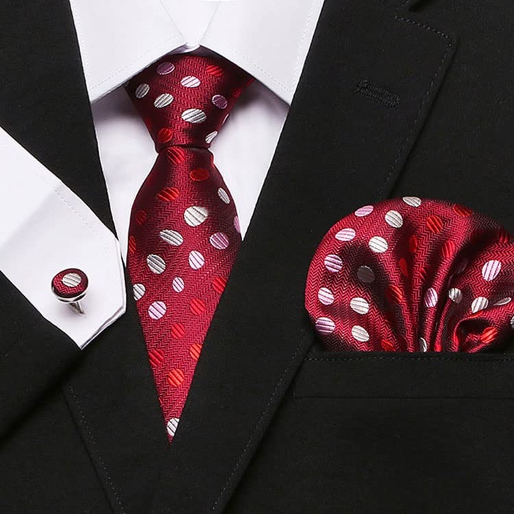 Corbata de seda tejida para traje y boda miniatura 3