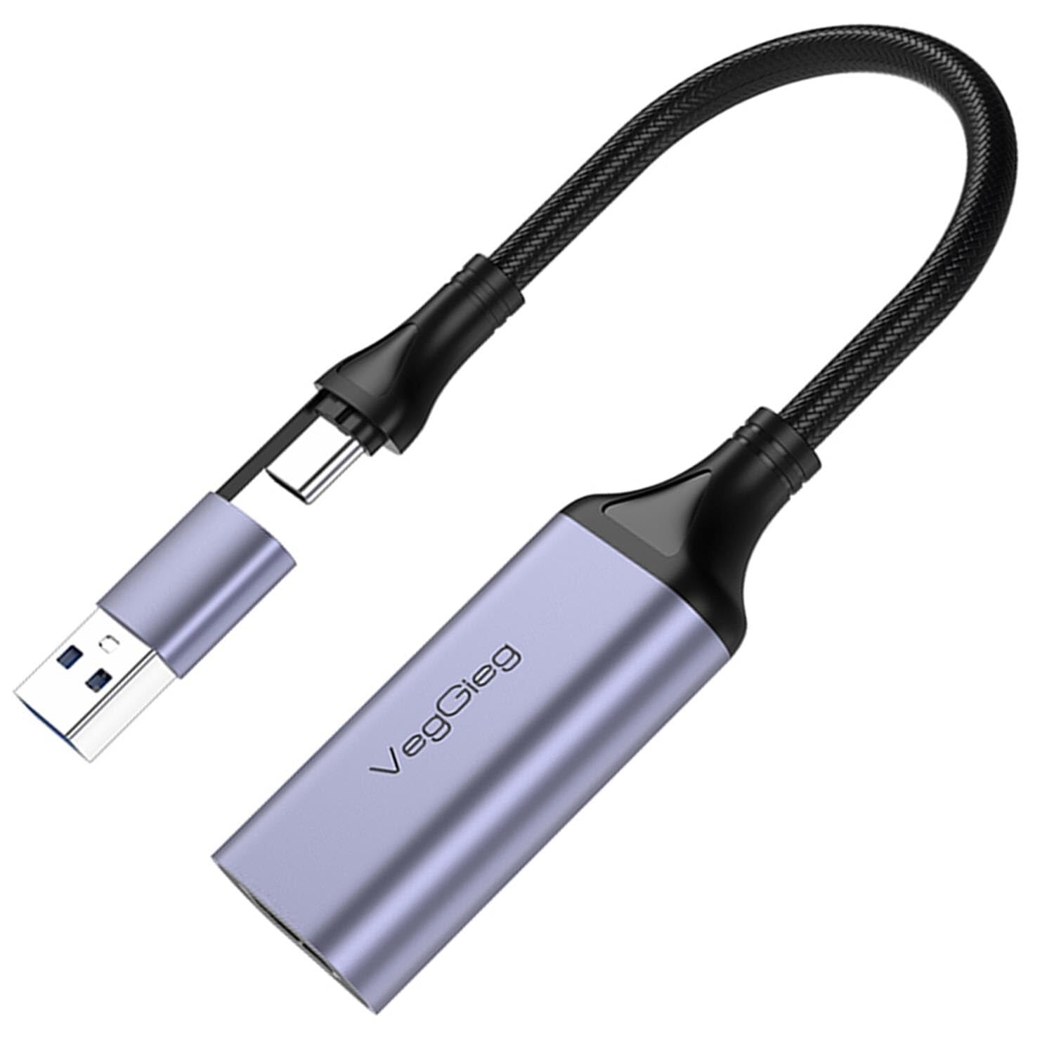 1080P 60Hz HDMI Video Capture Card USB 3.0 ve Type-C Görüntü Yakalama Kartı