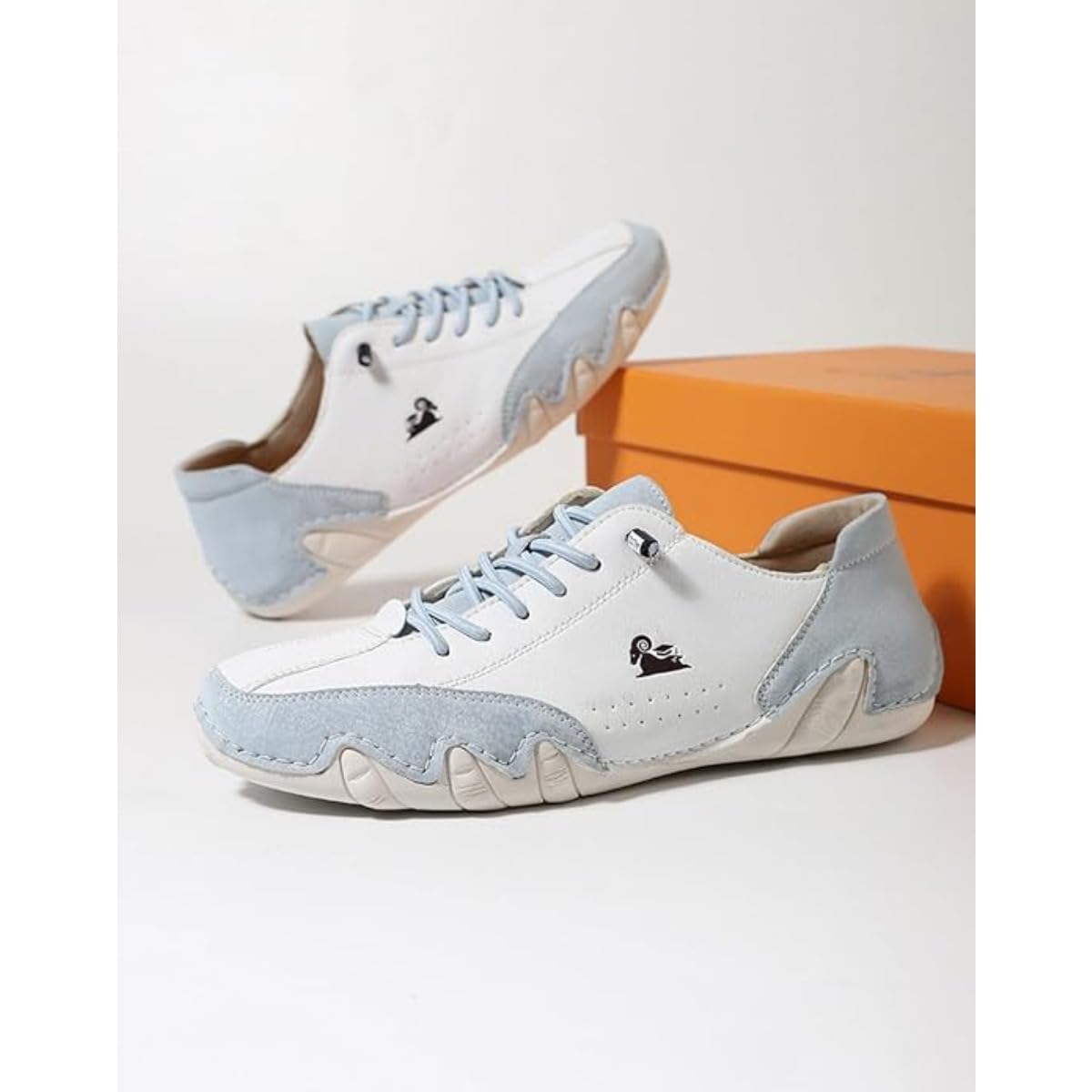 Handgefertigte Leder-Low-Top-Wanderschuhe für Herren und Damen