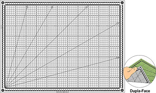 Base para Desenho e Corte, em PVC Especial Semi-rígido de 1, 6 mm, 60 x 45 cm PT.60X45 – Trident, PT
