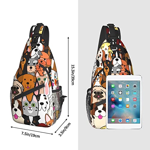 Dog-Puppy-Sling-Backpack-Crossbody-Shoulder-Bag-Travel-Hiking-Daypack-Gifts Dog Puppy Sling Backpack Crossbody Shoulder Bag Travel Hiking Daypack Gifts