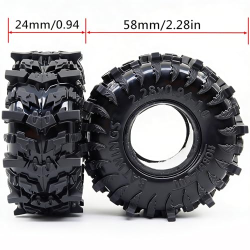 HOBBYSOUL 58mm BATWINGS 1.0 Crawler Tires
