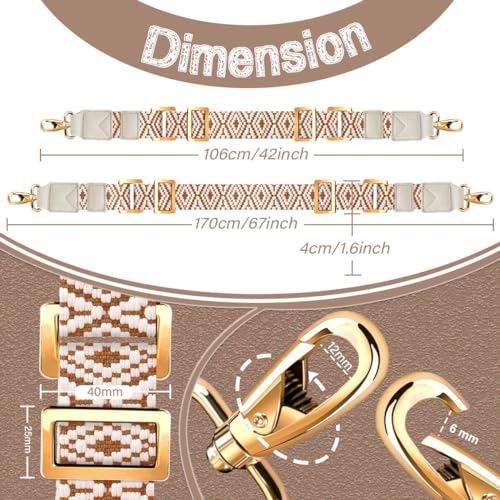 ZINZ 67-inch Non-Slip Replacement Shoulder Strap for Messenger, Tote, and Crossbody Canvas Bags2