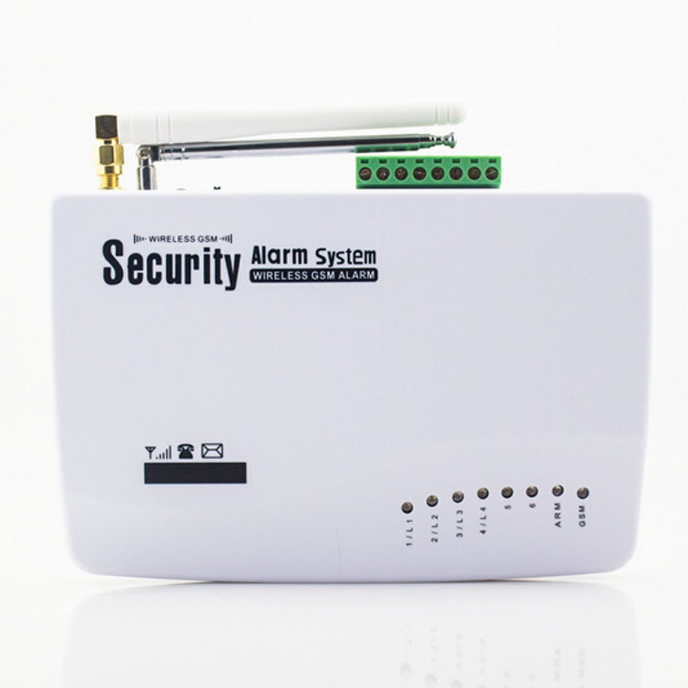 Doble puerta ventana Detector de movimiento inalámbrico sensores mando a distancia casa GSM alarma de seguridad antirrobo