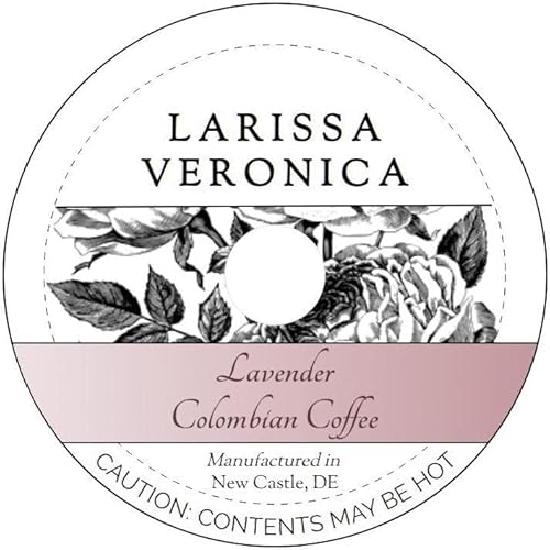 Lavender Colombian Coffee (Single Serve K-Cup Pods) (Gourmet, Naturally Flavored,