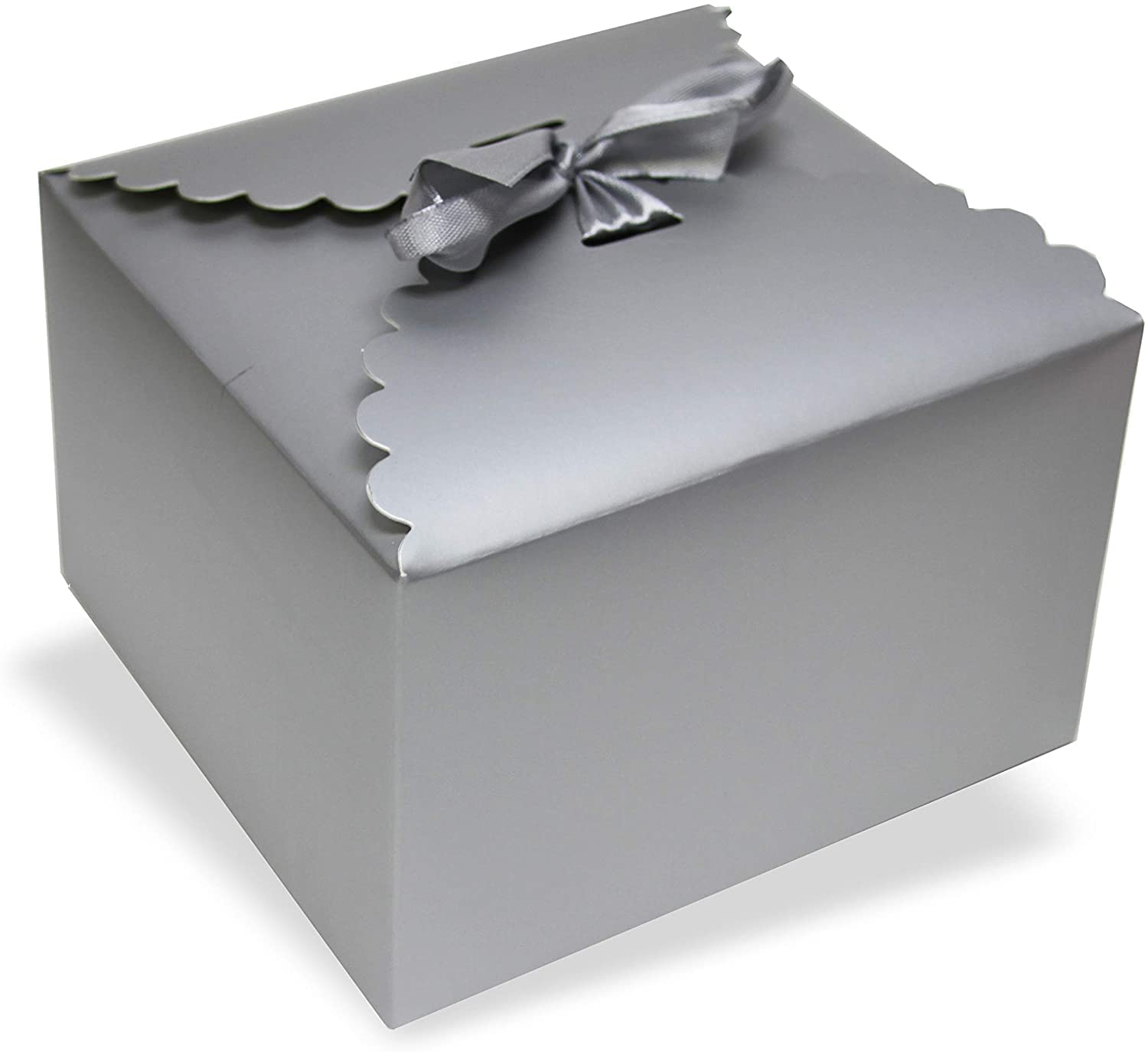 Glamifirsto Silver Paper Gift Boxes 20 Piece Size 3x3x2 Inch