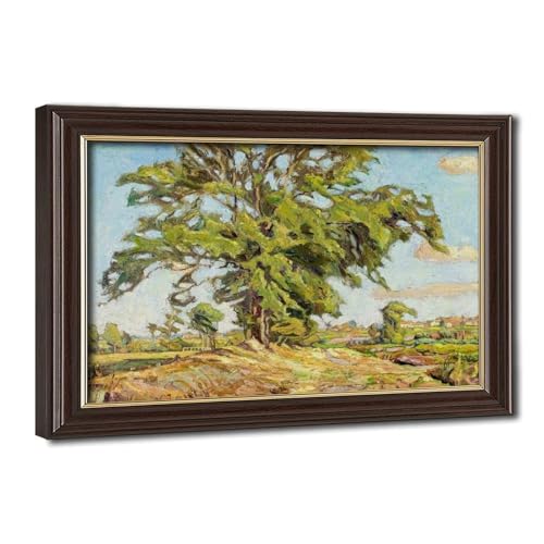 Toile Arbre de Tarkhov cadre suspendu décoration murale salon 20cm