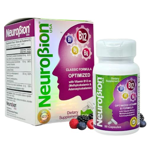 Neurobion Optimized Classic Formula B12 Methylcobalamin Dietary Supplement 50 Capsules