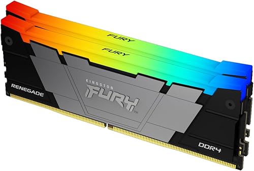 Kingston FURY Renegade RGB 16GB 3600MTs DDR4 CL16 DIMM (kit de 2) memoria para juegos de escritorio - KF436C16RB2AK216