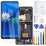Display Schermo per Samsung S21 Ultra TFT nero con cornice