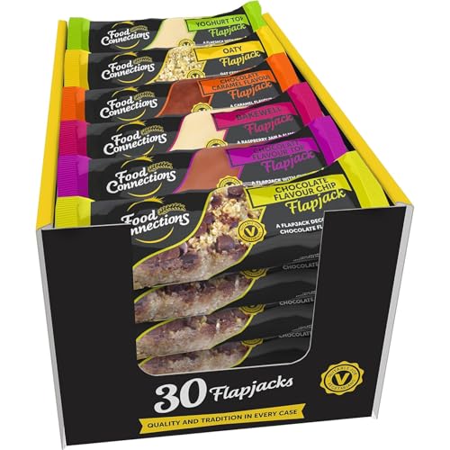 Food Connections Luxury Mix Flapjack Bars (Box of 30x 100g Bars)