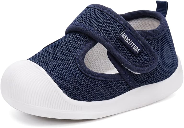BMCiTYBM Baby Sneakers Girls Boys Lightweight Breathable Mesh First Walkers Shoes 6-24 Months