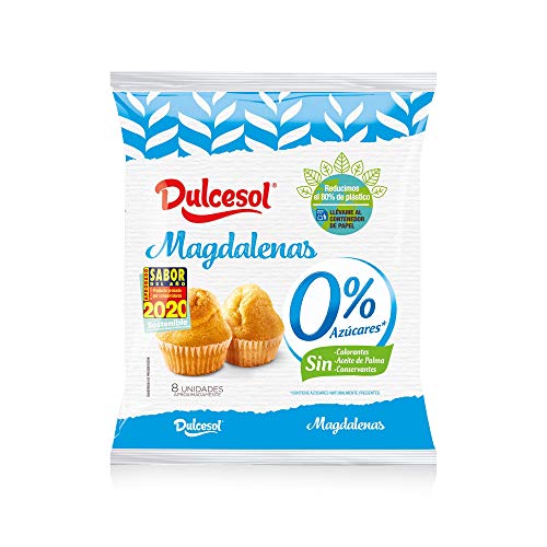 Dulcesol: Runde Muffins zuckerfrei 8 stück 240gr Cover