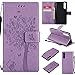 Produktbild THRION Huawei P20 Pro Hülle, PU Cat und Baum Brieftaschenetui mit magnetischer Handschlaufe und Ständerhalterung für Huawei P20 Pro, Lila#2