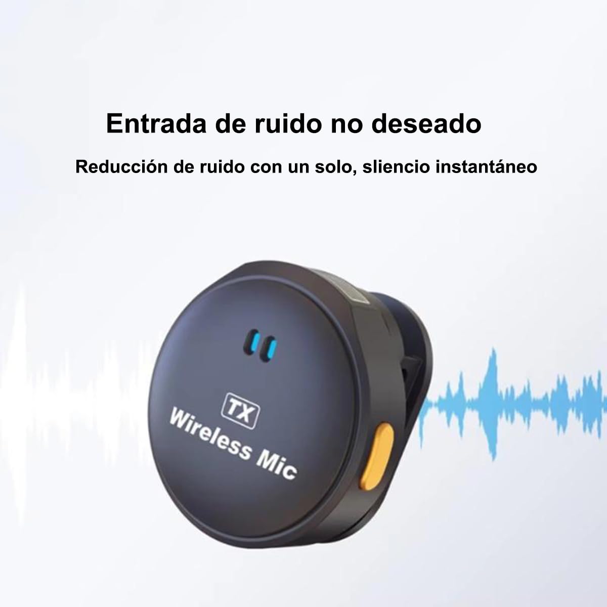 DOKI Q8 Micrófono Inalambrico Solapa Compatible con iPhone