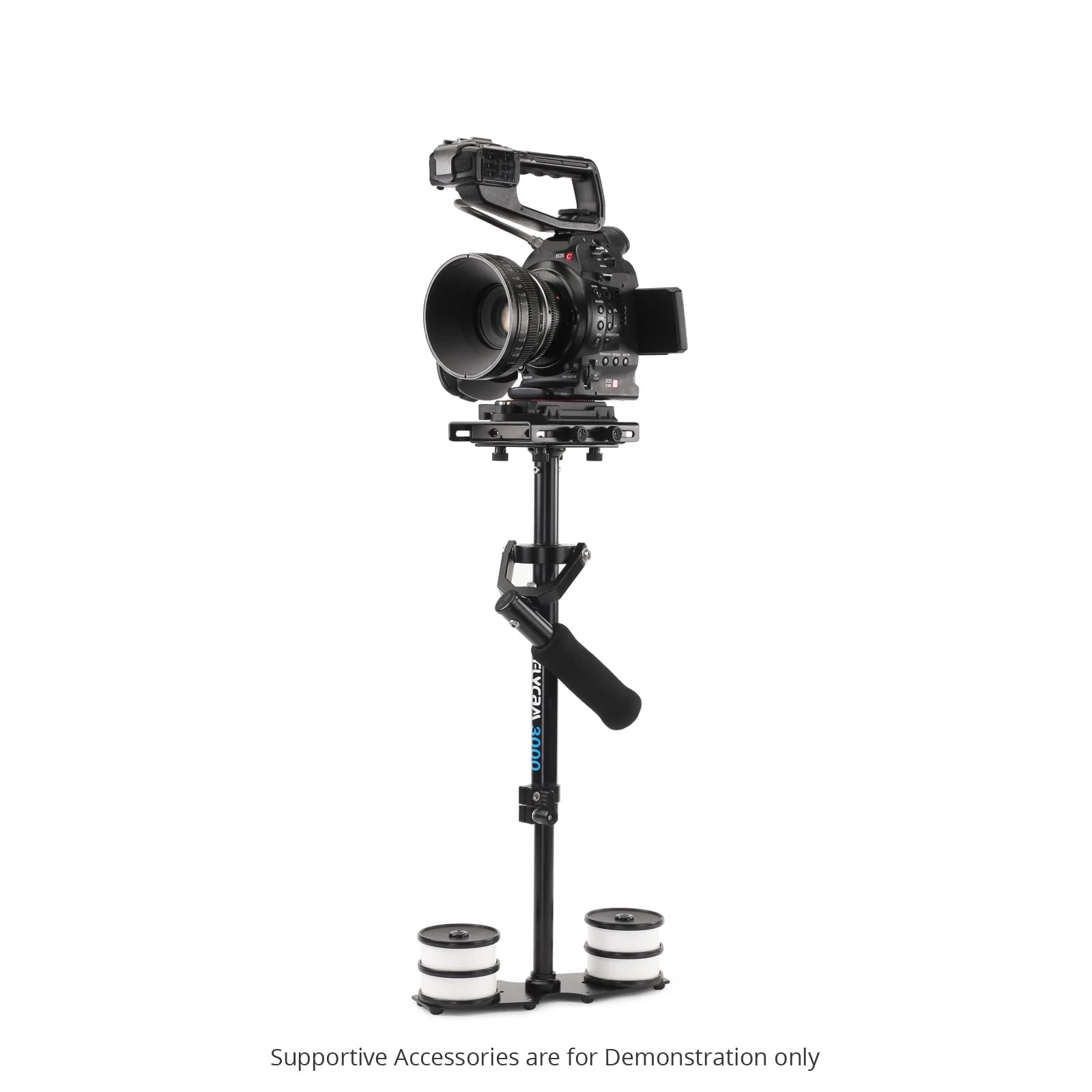 Estabilizador de cámara portátil Profesional FLYCAM 3000 de 23”/58 cm. para videocámaras DSLR. Carga útil de hasta 3,5 kg/8 LB. (FLCM-3000-Q)