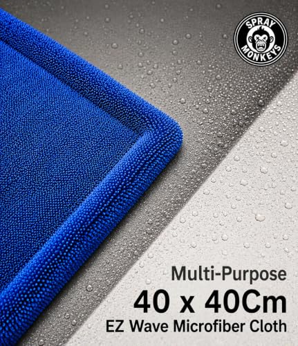 Image of 2 in 1 Combo EZ Wave Car Duster Kit with 1200GSM Cleaning Microfiber Cloth (Combo - 2 Pack)