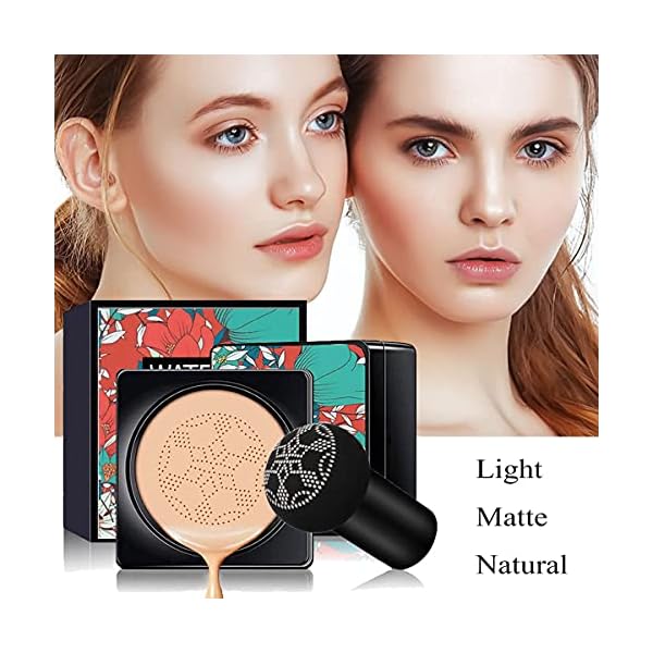 Mushroom-Head-Air-Cushion-CC-Cream-Foundation-Moisturizing-BB-Cream-Concealer-Makeup-Base-Long-Lasting-with-Mushroom-Makeup-Sponge-Easy-to-Apply Eakroo CC Cream Foundation