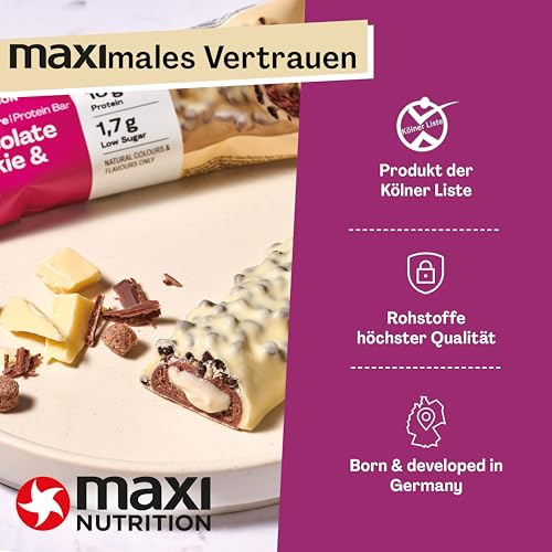 MaxiNutrition Creamy Core Bar MIX BOX, 6 Sorten (12 Riegel x 45 g), Jede Sorte enthält mindestens 14 g Eiweiß pro Riegel, Low Sugar, ohne Zuckerzusatz, ohne künstliche Aromen