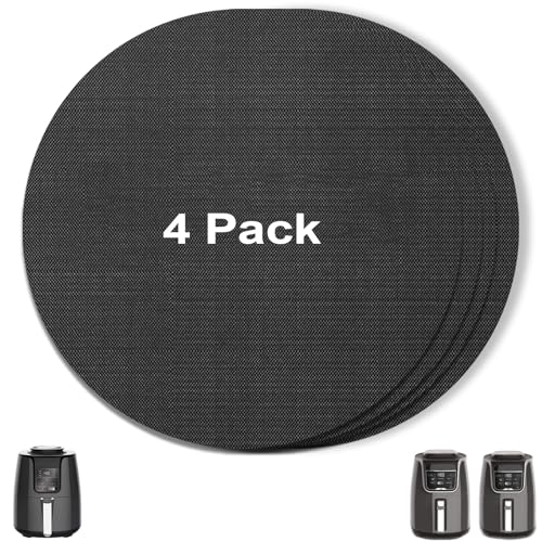 GWYSY 4-Pack Round Air Fryer Liners 8.27