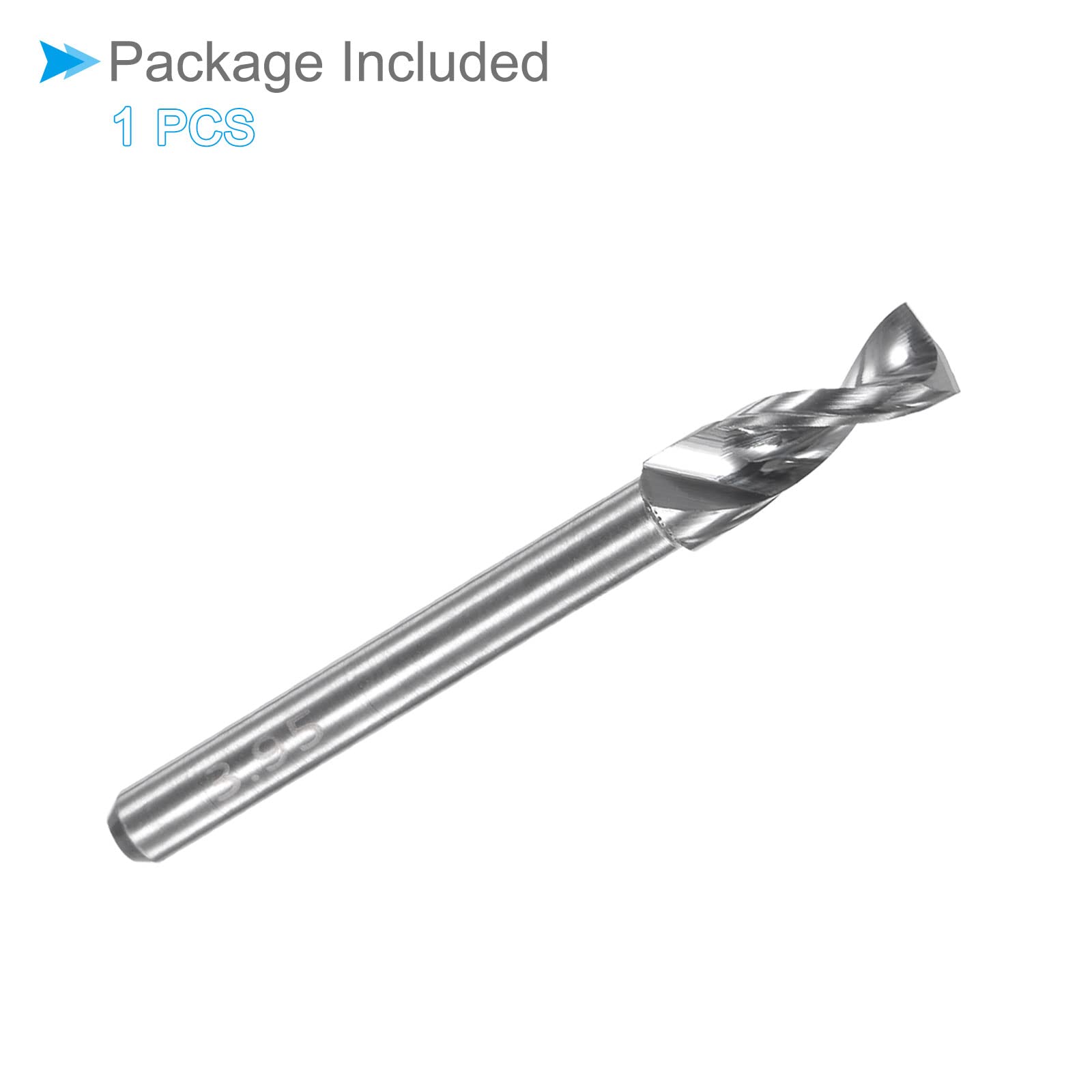 PCB Trapano Punte, 3,95mm Diametro 1/8" Gambo, Solido Tungsteno Carburo Precisione Foratura - (per Stampa Circuito Scheda CNC Incisione), 1 pezzo