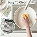 Chef Power Ceramic Cookware Set Non Toxic with Detachable Handles, Healthy Nonstick Pans and Pots Set 19 Pcs, Induction Dishwasher Oven Safe Kitchen Set, PFAS PFOA & PTFE Free, Cream White