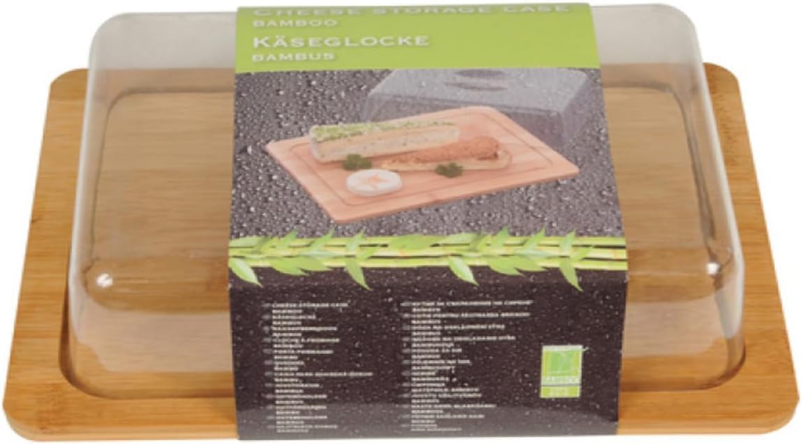 Käseglocke Bambus 25x19x8 cm