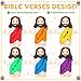 Barydat 100 Pcs Mini Jesus Figurines Bulk Tiny Jesus Toys Little Figures Miniature Doll to Hide and Seek Religious Party Favors Sunday School Baptism Gift Church Events