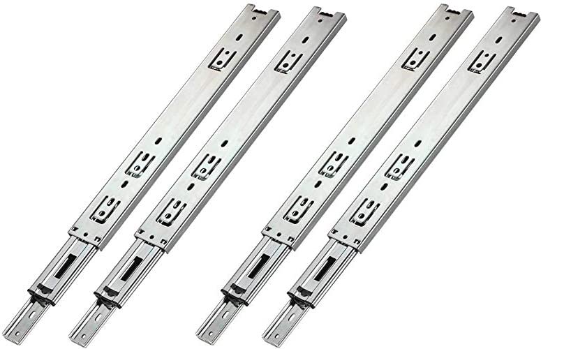 GSB India 16 Inches Telescopic Drawer Channel | Rust Free | 5 Ball Bearing Soundless Modular Kitchen Drawer Slides Pack of 2 Set (4 pcs) (B0BZSZVNVY) Amazon Price History, Amazon Price Tracker