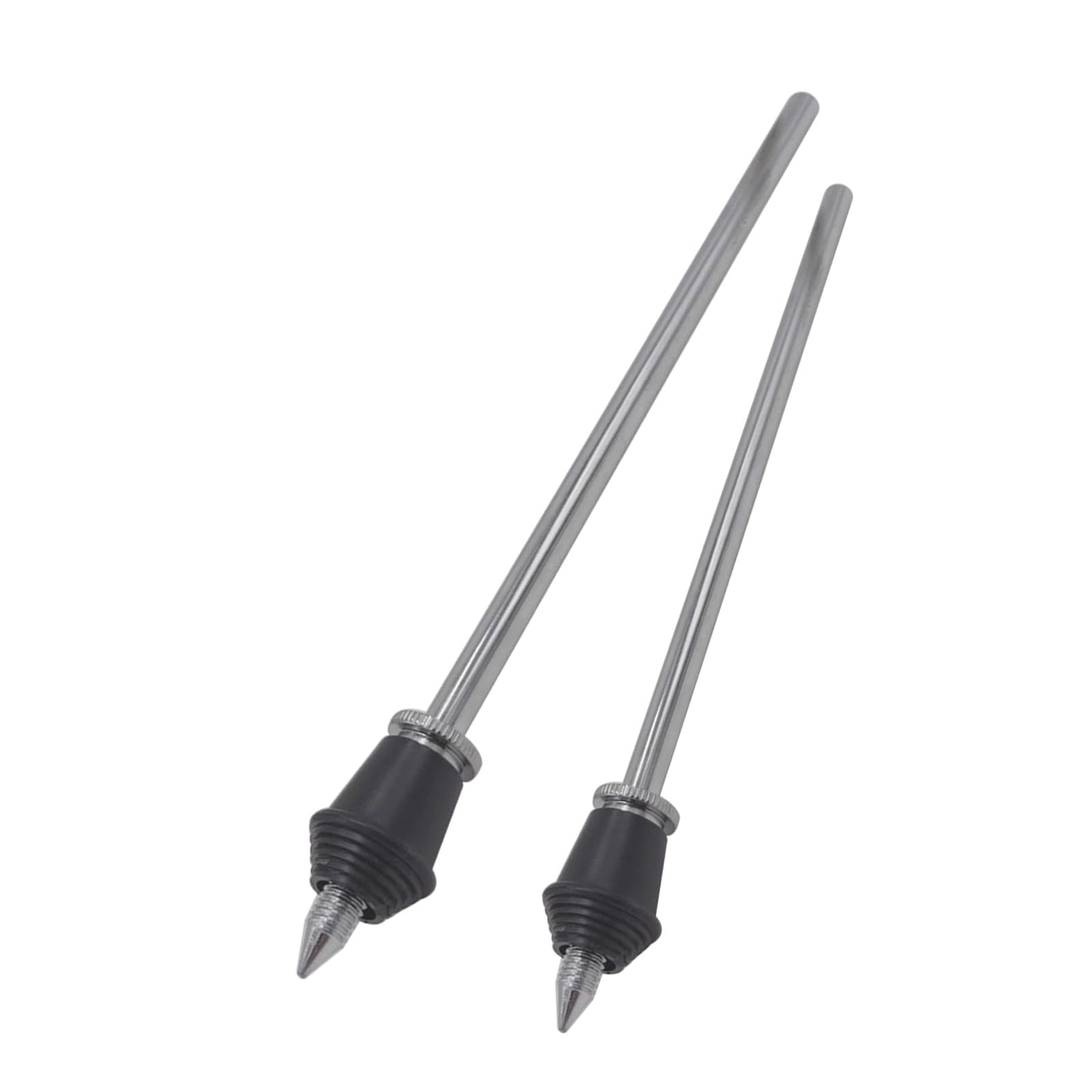Gambe per grancassa in metallo dal design retrò da 2 che forniscono supporto sicuro per vari modelli in ambienti musicali professionali Gambe basse globali