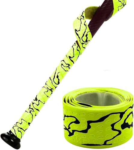 KRATO Pro-Elite - Cinta de agarre de bate para béisbol y sóftbol, envuelve tu bate con repuesto de agarre de bate de béisbol precortado de 0.069