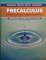 Precalculus Functions and Graphs: AIE 0321131983 Book Cover