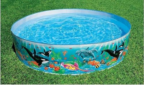 Image of Snapset Bath tub of Without air for Kids /Babies Bathing & Fun at Beach,Home Indoor & Outdoor in Vacation with Easy Setup for Swimming Pool Experience and Enjoyment (6 feet X 13 inches)