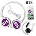 Produktbild Saicowordist KPOP BTS Computer Handy MP3 Universalkabel Mini Mode Spiel Musik Kopfmontierter Kopfhörer A.R.M.Y Heißes Geschenk(H07)