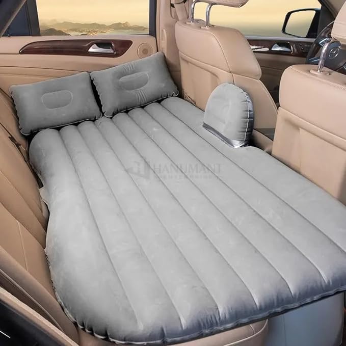 Premium Car Inflatable Bed with Pump & 2 Air Pillow|Quick Inflatable Back Seat Bed|Car Inflatable Mattress|Car Bed Mattress| for Kids,Travel,Trip,Camping,Picnic,Pool & Beach (Grey)-image-37