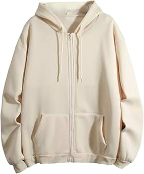 Volume Sweat Big Zipフーディー ベージュ Volume Sweat Big Zipフーディー