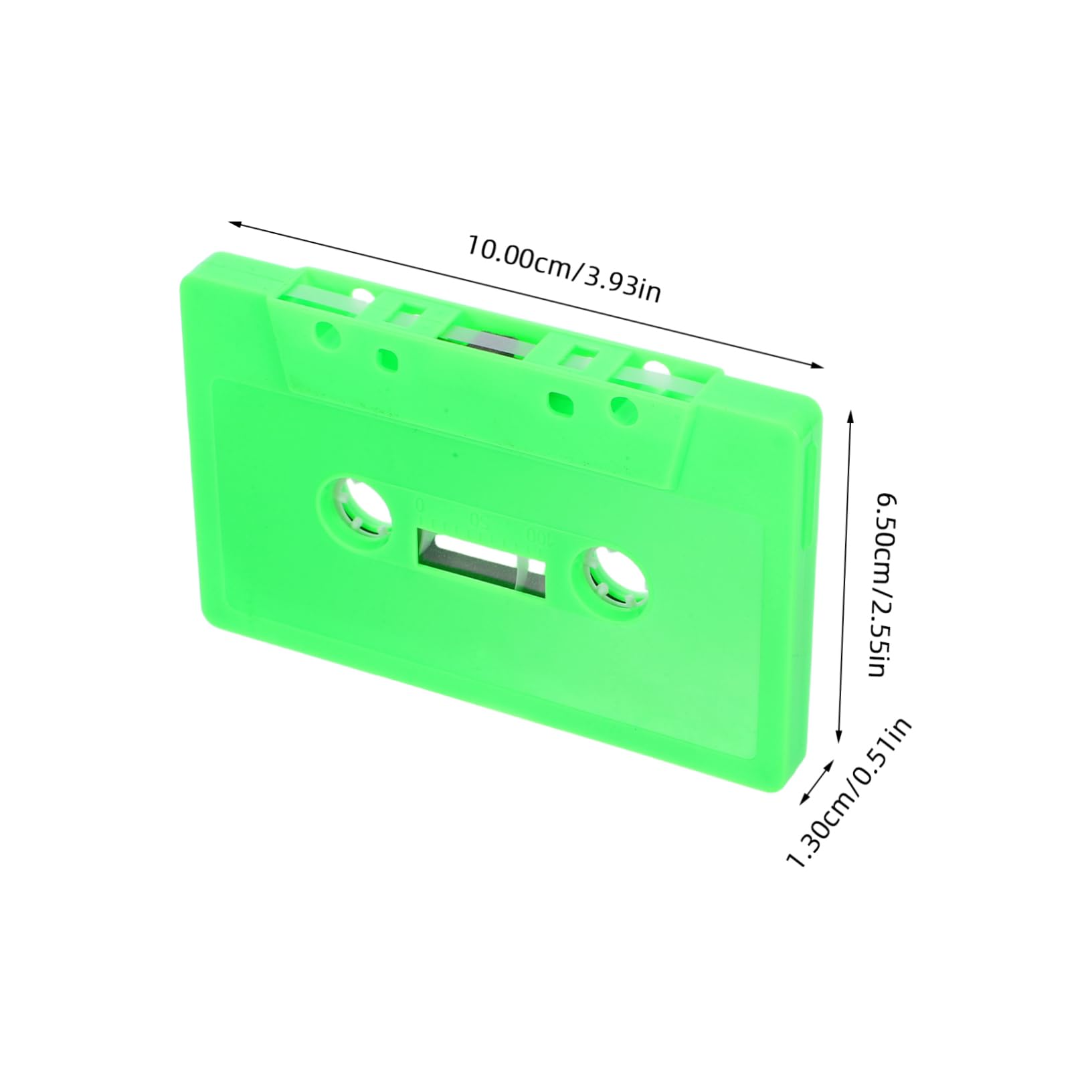 Vintage Cassette Tape Holder Box 2pcs Plastic for Storage Display
