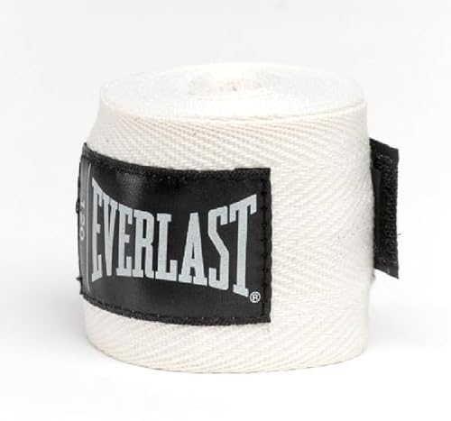 Everlast Envoltório de mão de boxe, lavável na máquina, saco de treino e artes marciais, vermelho, b