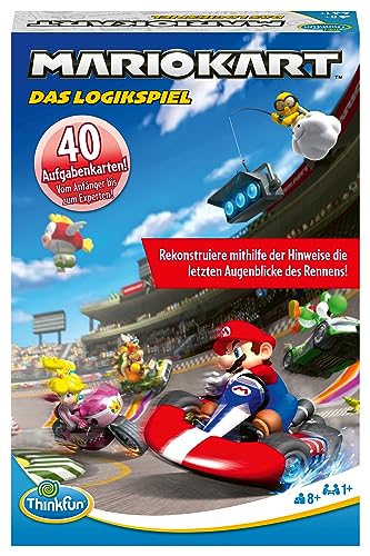 Thinkfun - 76536 Mariokart Das Logikspiel - Das rasante Kombinations- und Deduktionsspiel. Finde durch Logik heraus, wer das Rennen gewinnt!