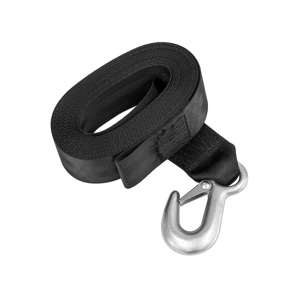 Fulton 501202 Winch Strap with Hook - 2" x 20', 2600 lbs.