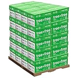Tree Free Copy Paper 8.5 x 11, 92 Bright 20 lb. Made from Sugarcane Waste Fiber Carbon Neutral 40 Carton - 200,000 Sheet Pallet