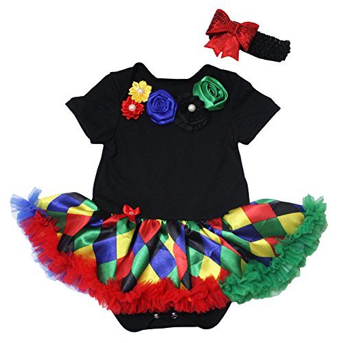 Body robe bébé fille multicolore anti-irritation pour un change rapide 0-3 mois