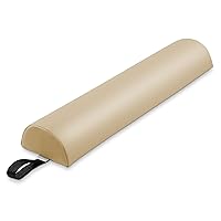 Vista 1 de Saloniture Cojín de almohada de mesa de masaje semicircular - 26 x 6 x 3 pulgadas - Crema