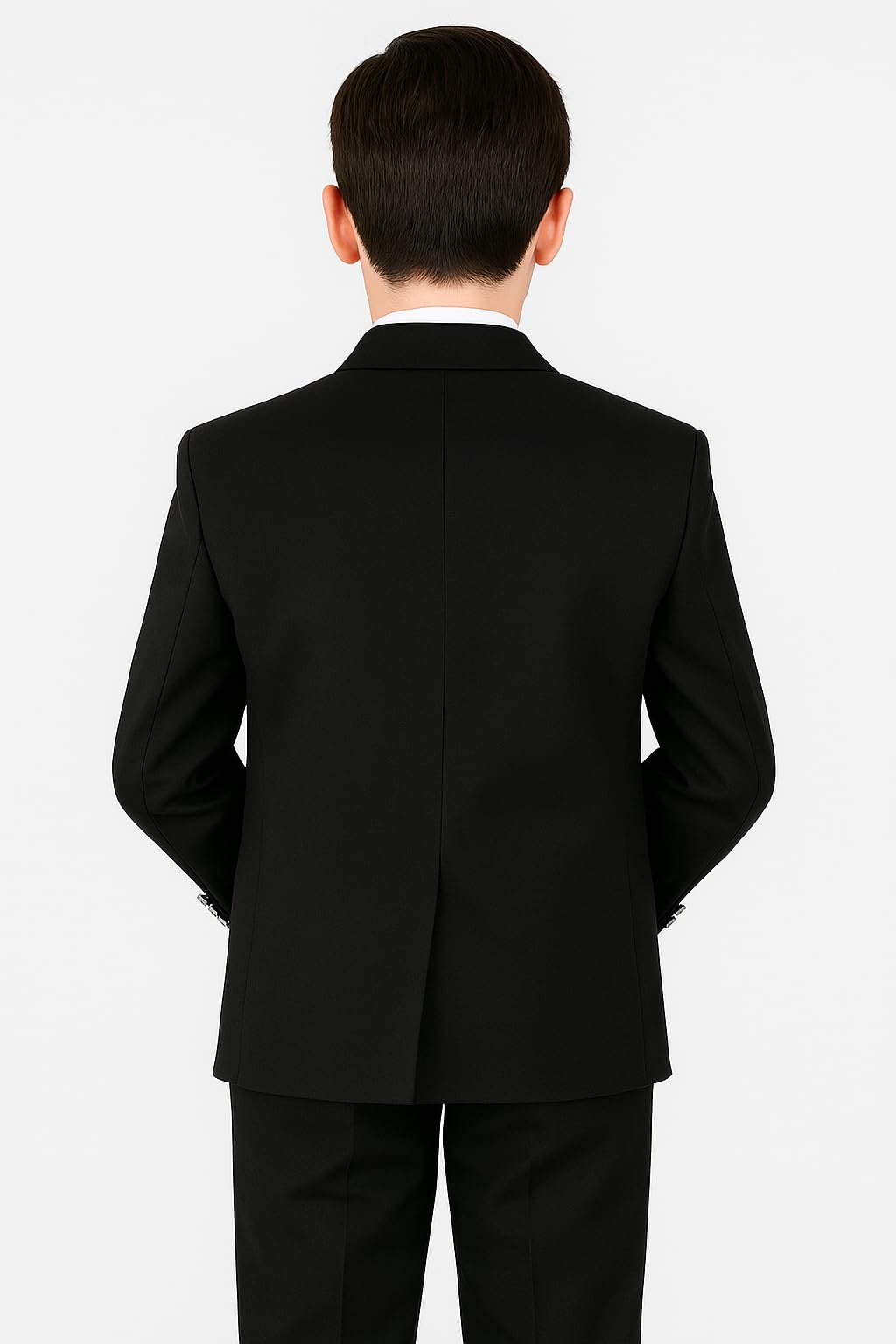 SIRRI Completo da Ragazzo, Doppiopetto, Slim Fit, 4 Pezzi, Elegante, per età 3-16 Anni