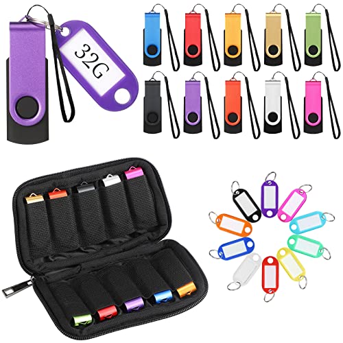 Clé USB 2.0 de 32 Go en lot de 10 pour éviter la perte de données professionnelles