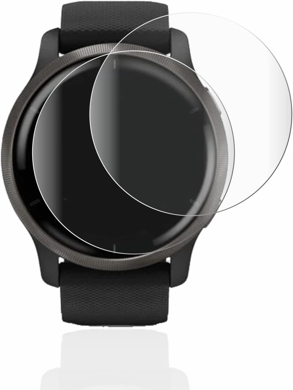 brotect 3D Curved Screen Protector compatible with Garmin Venu 2 (2 Pack) - Full Screen Coverage