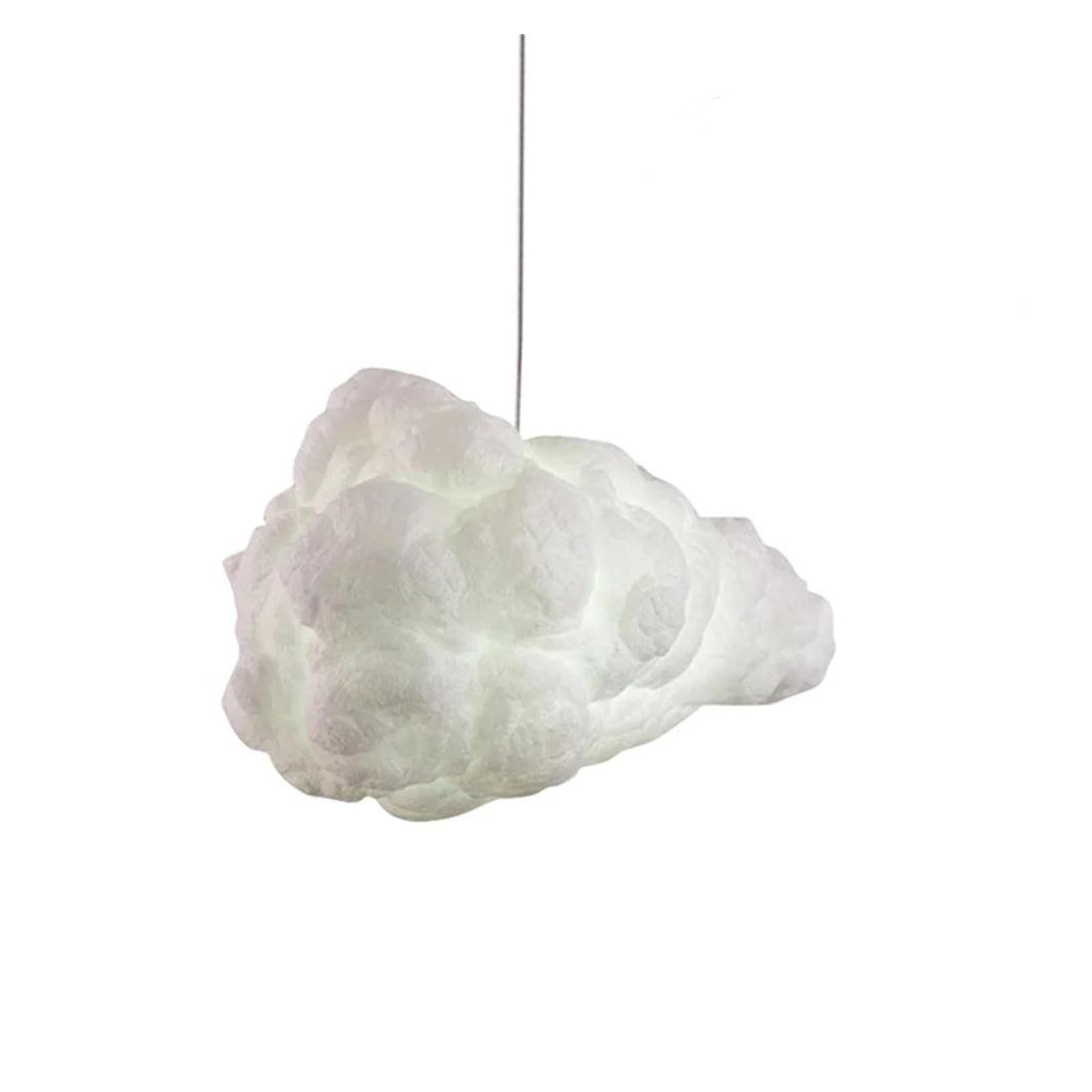 Lustre décoratif de chambre à coucher en forme de nuage blanc lumineux