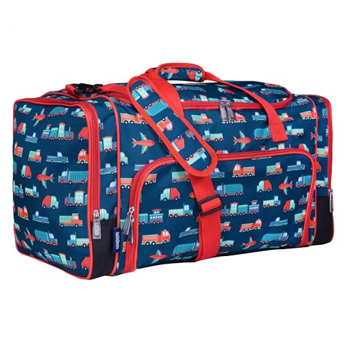 Image of Wildkin Kids Weekender Duffel Bag - Carry-On Size for School, Travel, & Sleepovers